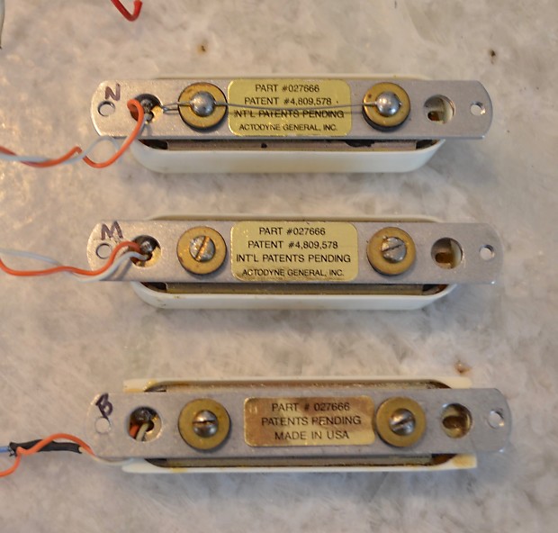 Set of Fender Gold Lace Sensor Pickups - Late 80s / Early