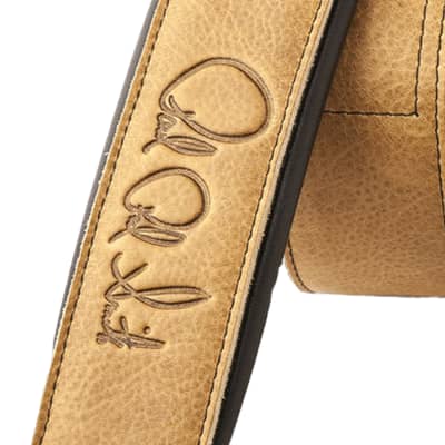 Paul Reed Smith PRS 2.75" Padded Leather Signature Guitar Strap Sandstone / Bla image 2