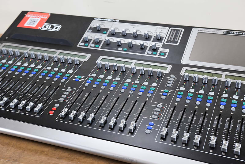 Allen u0026 Heath GLD-112 Chrome Edition Digital Mixer (church owned) CG00RA1