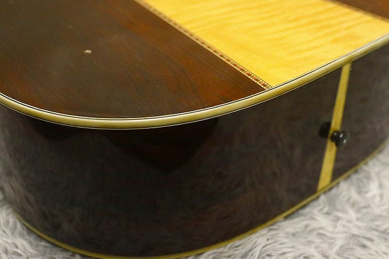 1970's made vintage MORRIS W-40 Sunburst Three piece back w