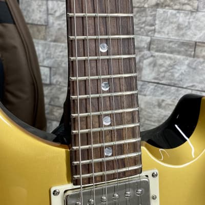 PRS Guitars #DGM22GT SE DGT - Gold Top David Grissom Electric Guitar with Gig Bag, Moons Inlay image 3