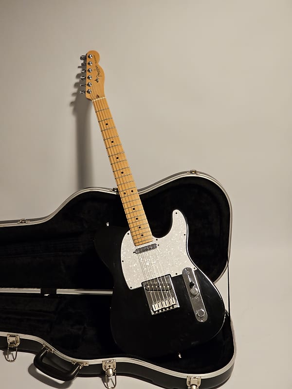 2004 Fender USA American Standard Telecaster in Black | Reverb Norway