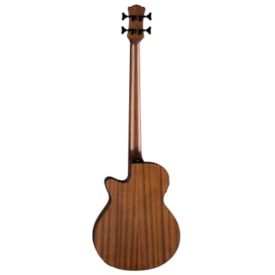 Luna Tribal Acoustic / Electric Bass 34 Inch Scale TSB image 12