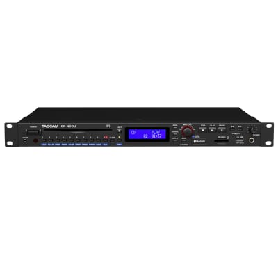 Tascam CD-400U CD / SD / USB Player with Bluetooth receiver and FM/AM tuner image 1