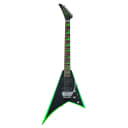 Jackson RR24 X Series Rhoads Electric Guitar - Black With Neon Green Bevels