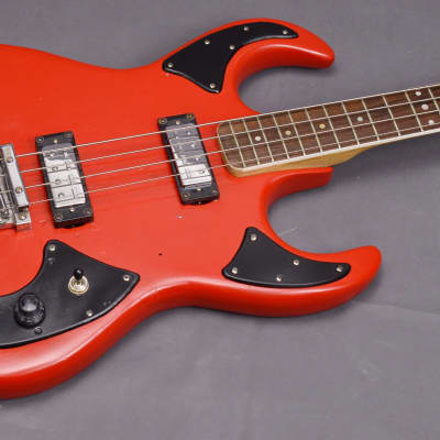 1960s Vintage Burns Baldwin Baby Bison Bass Red Made in England image 13