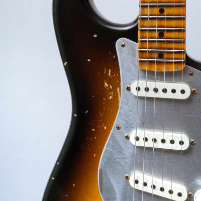 Fender Custom Shop El Diablo Stratocaster Heavy Relic 2024 - Wide Fade 2 Color Sunburst image 4