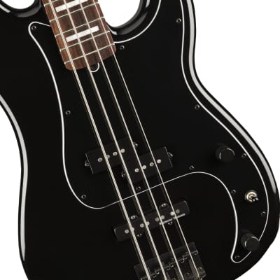 [PREORDER] Fender Duff Mckagan Signature Deluxe Precision Bass Guitar, RW FB, Black image 4