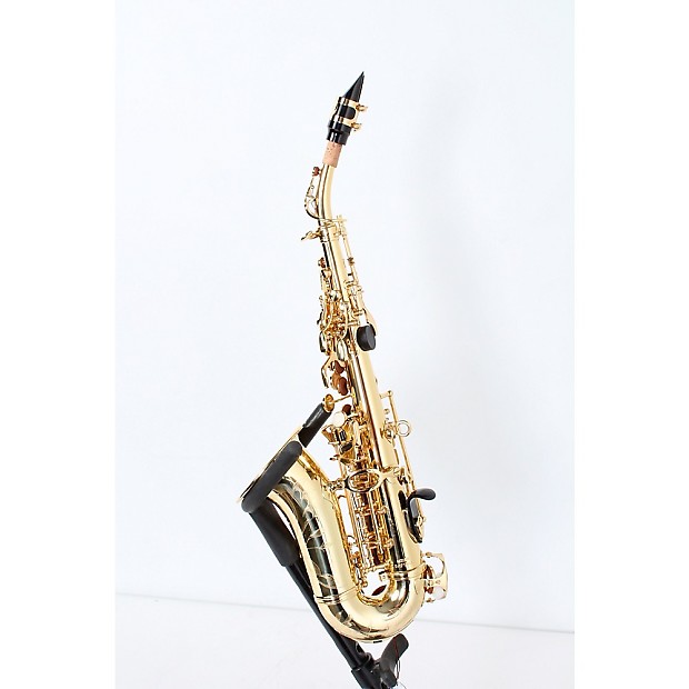 Allora Vienna Series Intermediate Curved Soprano Saxophone Regular AASC 503 Lacquer Reverb