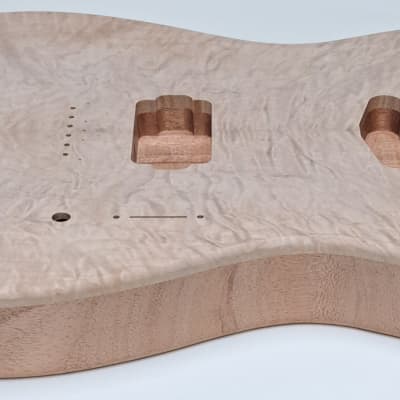 Shepard Custom Guitars Custom Telecaster Body Semi-hollow Backroute F Hole Optional 2024 - Unfinished image 6