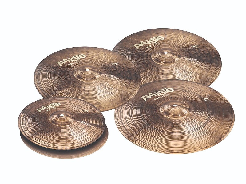Paiste 900 Series 5 Piece Universal Cymbal Set//Brand Reverb
