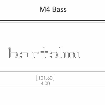 Bartolini M45C-T 5 String M4 Soapbar Dual Coil bridge pickup (EMG 40 shape) image 2
