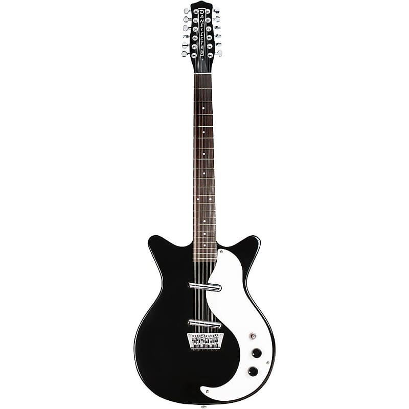Danelectro Vintage 12-String 12SDC-Blk Black Electric Guitar *Free Shipping in the US* image 1
