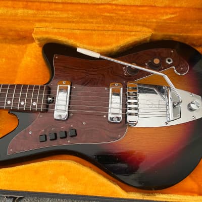 Goya Panther S2 Solid Body Electric Made by Galanti in Italy OHSC 1967 - Sunburst image 17