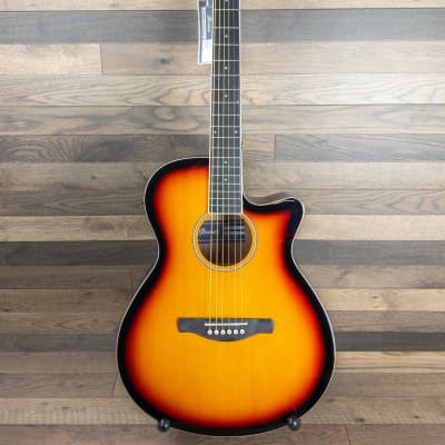 Ibanez AEG7 Acoustic Electric Guitar Right Handed 6 String-VSH : Transparent Vintage Sunburst High Gloss image 3