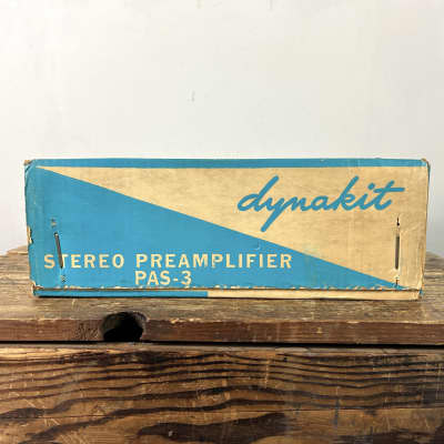 Dynaco PAS-3 Stereo Preamplifier 1963 - Gold / Brown w/ Original Box image 10
