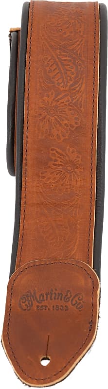Martin Garment Leather Guitar Strap - Brown - 18A0088 image 1