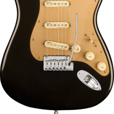 Fender American Ultra Stratocaster Electric Guitar. Maple FB, Texas Tea image 3
