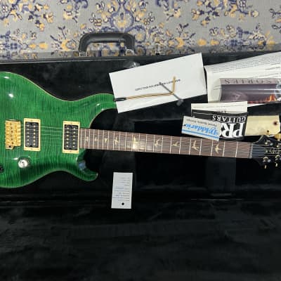 PRS Custom 22” 10-Top  ( #10 of 40 limited run) 1997 - Emerald Green with Gold Birds (Signed By Paul) image 5