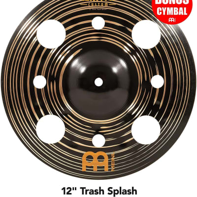 Meinl Cymbals Classics Custom Dark Crash and Effects Pack with FREE Trash Splash, CCD1068+12 image 4