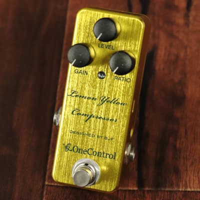 One Control Lemon Yellow Compressor | Reverb