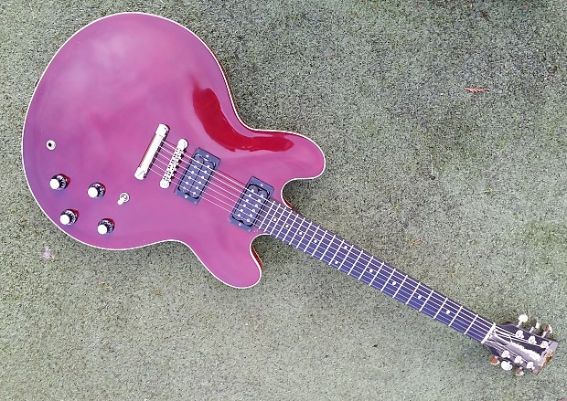 Gibson ES-335 Studio RARE 1991 vintage. No F Holes. Dirty Fingers pickups.  Ebony fretboard. Wine Red
