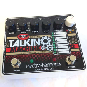 Electro-Harmonix Stereo Talking Machine Vocal Formant Filter Pedal