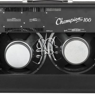 Fender Champion 100 Electric Guitar Combo Amplifier, 100W, Black image 2