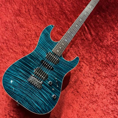 T's Guitars DST-22 "5A Exotic Maple Top / Honduras Mahogany Body" -Teal Green- [GSB019] image 2
