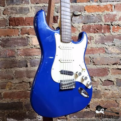 JAKE'd: Squier Stratocaster w/ Splitrail Humbucker (2000s Imperial Blue) image 6