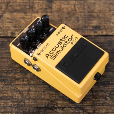 BOSS AC-2 Acoustic Simulator Guitar Effects Pedal demo - YouTube