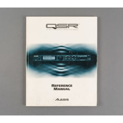 Alesis QSR Reference Manual [USED]