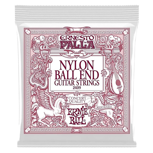 Ernie Ball 2409 Ernesto Palla Black Nylon Gold Ball End Classical Guitar Strings, .028 - .042 image 1