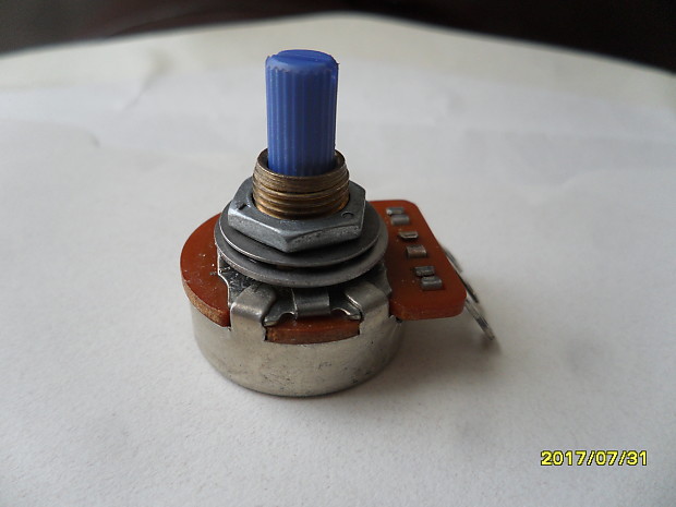 1977 70s CTS potentiometer pot 250k, fender gibson NOS never used 1377737  021857