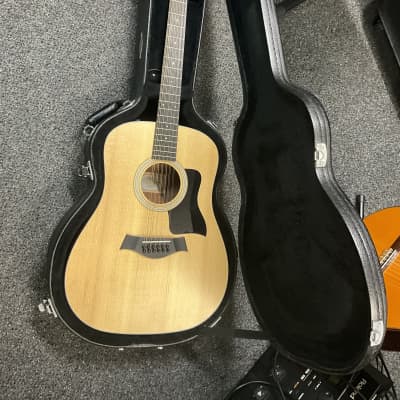 Taylor 150e walnut 12 String acoustic electric guitar made in Mexico 2017-2018 with ES2 electronics in excellent condition with original taylor deluxe hard case and case candy . image 23