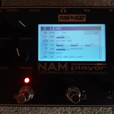 Dimehead NAM player guitar pedal modeller, brand new, designed