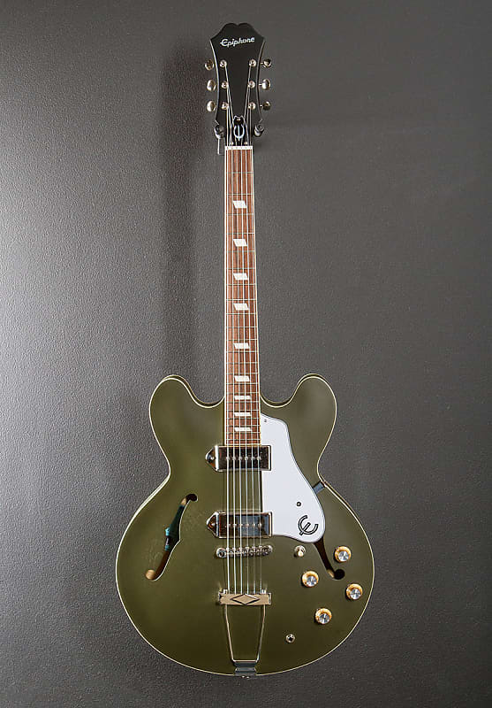 Epiphone Casino Worn Olive Drab中古美品 Epiphone Casino Worn Electric Guitar - Worn Olive Drab