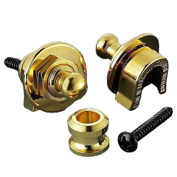 Schaller AP0681002 447 Gold Strap Locks Reverb