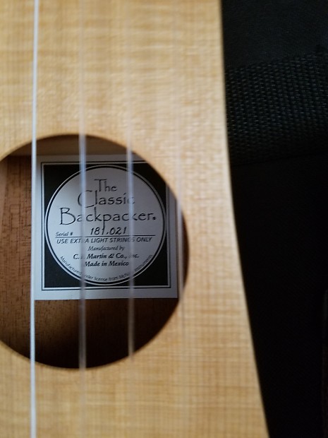 Martin backpacker serial numbers 2025