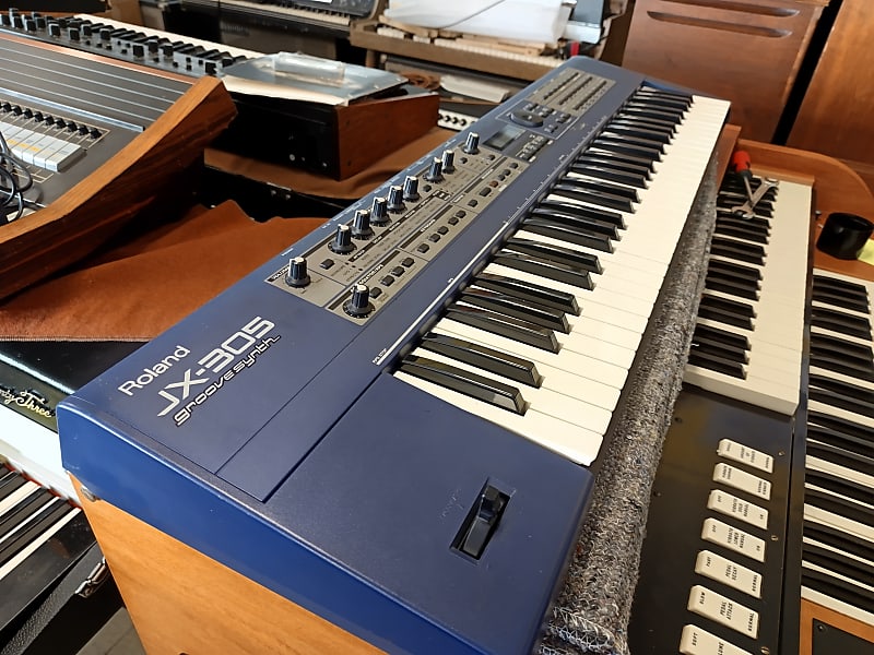 Roland JX-305 61-Key Groove Synthesizer 1998 -2002 - Blue | Reverb Portugal