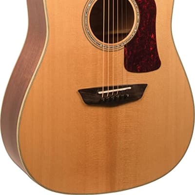 Washburn HD100SWK Heritage Series All Solid Wood Dreadnought 6-String Acoustic Guitar w/Hard Case image 4