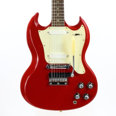 1966 Gibson SG Melody Maker D Vintage Electric Guitar FIRE ENGINE RED | 100% Original w/ Case, Cardinal for sale