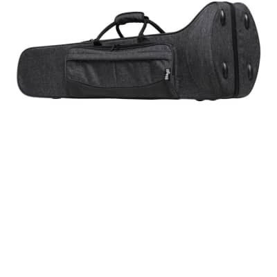 Stagg SC-TB-GY Water Repellent Terylene Soft Case for Trombone w/Quality Zippers image 3