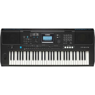Yamaha PSR-E473 61-Key Portable Keyboard - With Power Supply