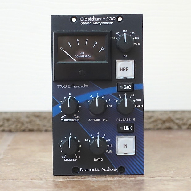 Dramastic Audio Obsidian 500 Stereo Compressor Module image 1