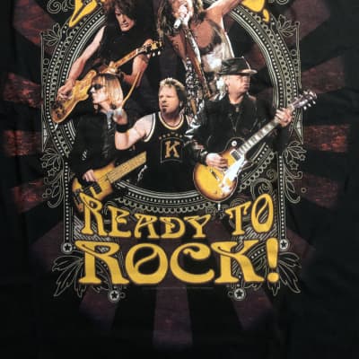 Aerosmith Cocked, Locked and Ready to Rock 2024 Concert Tour 2010 Tee Shirt