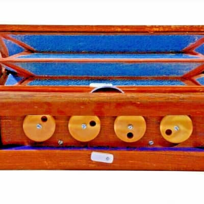 Naad South Indian Thappu Kalimba Wooden 12Sur Shruti Box Musical Instrument Combo Set 2021 image 5