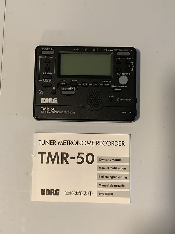 Korg TM-50 PW Combo Tuner/Metronome 2010s Black | Reverb