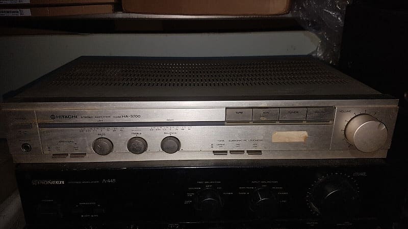 80&#039;s HITACHI HA 3700 AMPLIFIER  			