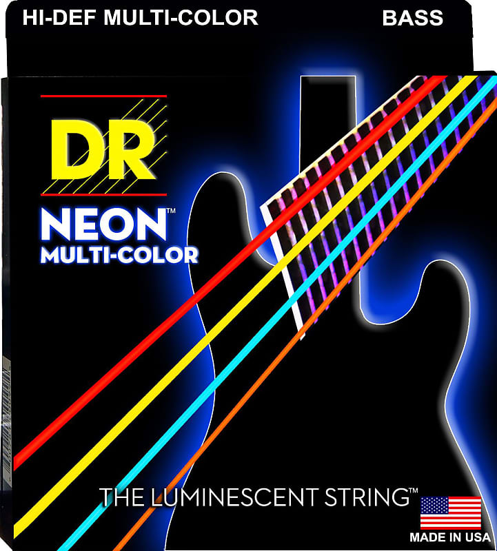 DR String MCB-45 Multi-Color Jeu de cordes pour guitare basse : :  Instruments de musique et Sono